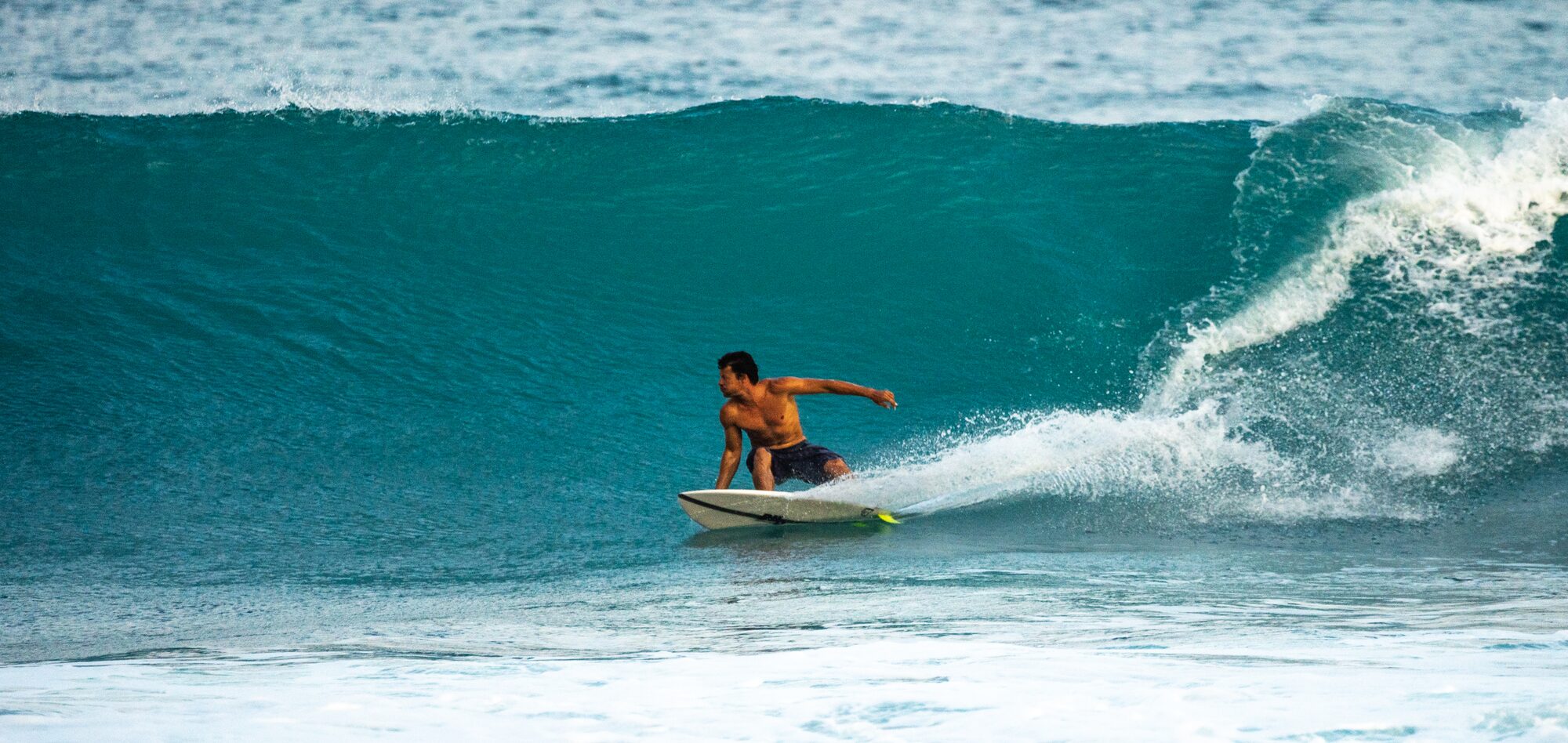 A clean wave wall at Pan Dulce